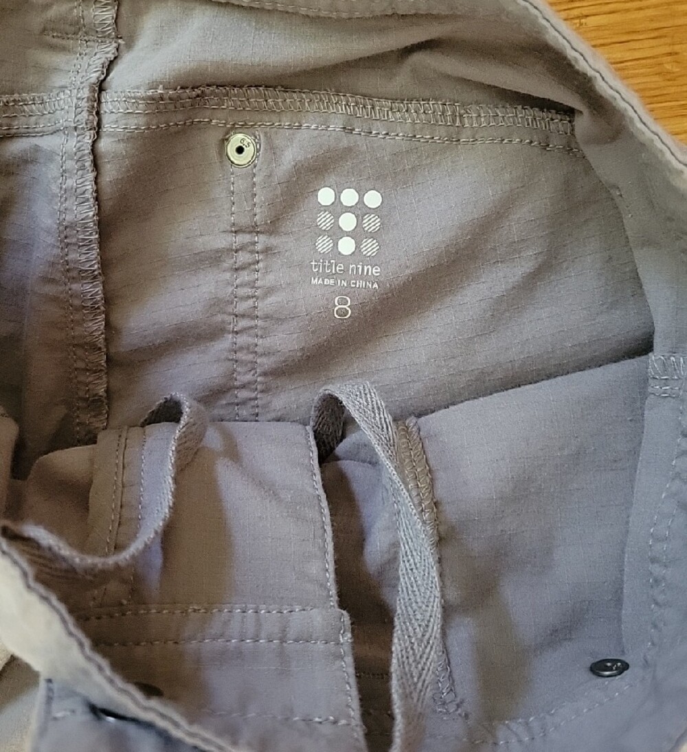 Women's Title Nine Big B Pants, Perfect, Size 8 - Picture 2 of 3